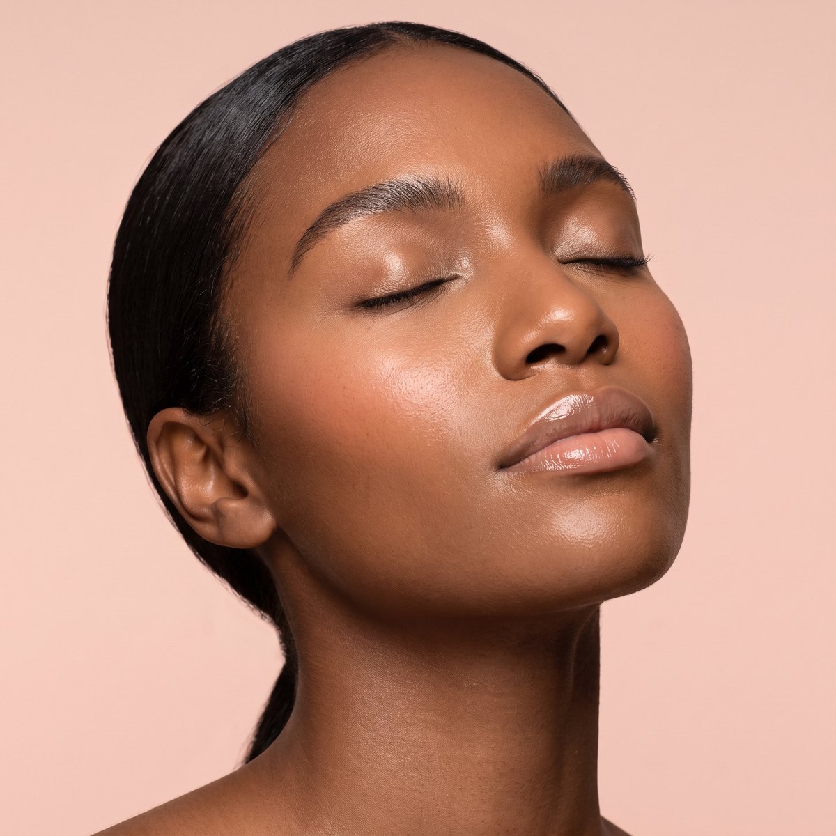 Close up of luminous skin